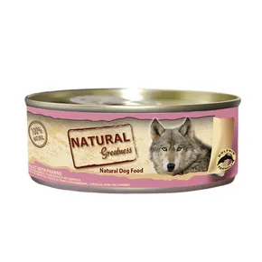 Natural Greatness filet tuniak+krevety, konzerva pre psov 156 g
